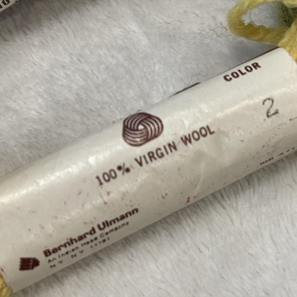 Vintage Bucilla Needlepoint And Crewel 100% Virgin Wool Persian Assorted Colors - Picture 10 of 11